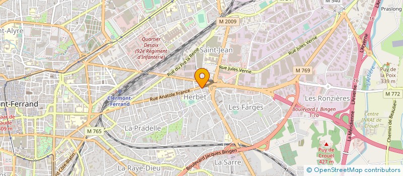 localisation de l'entreprise ENTREPRISE FALCAO à CLERMONT-FERRAND