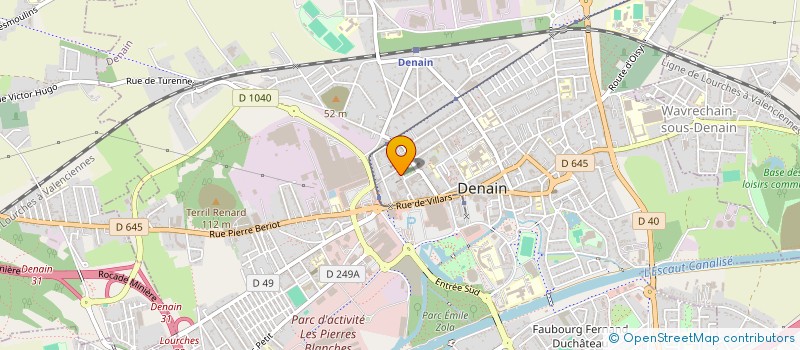 localisation de l'entreprise ENTREPRISE FAREZ JEAN CLAUDE à DENAIN