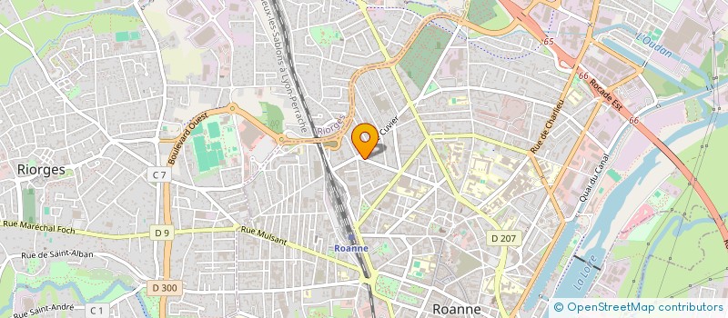 localisation de l'entreprise ENTREPRISE FASSOLETTE à ROANNE