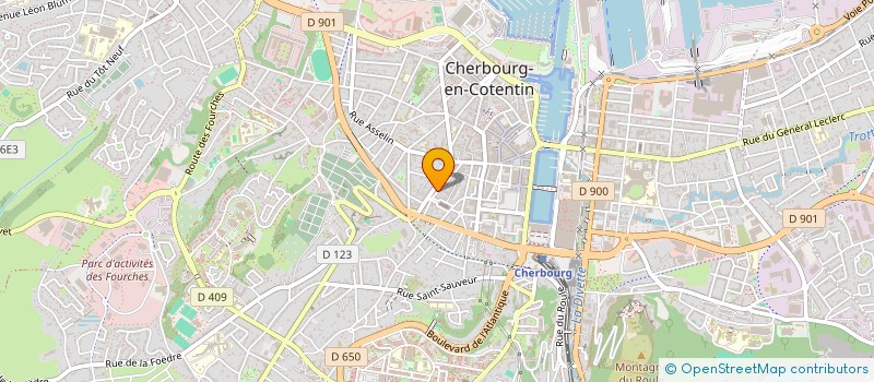 localisation de l'entreprise ENTREPRISE FAUCILLION & COMPAGNIE  CHERBOURG-EN-COTENTIN