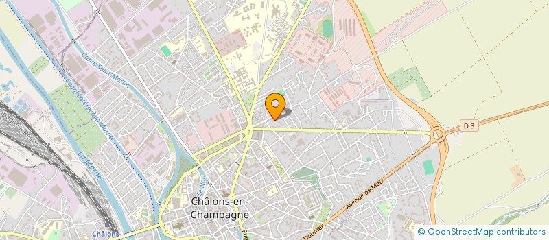 localisation de l'entreprise ENTREPRISE FAUPIN à CHALONS-EN-CHAMPAGNE