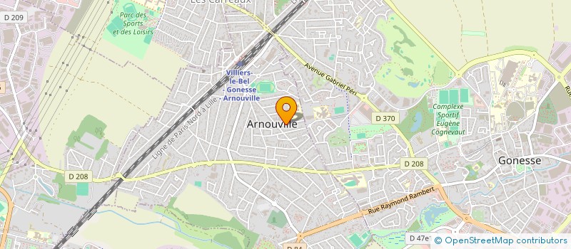 localisation de l'entreprise ENTREPRISE FENERY  ARNOUVILLE