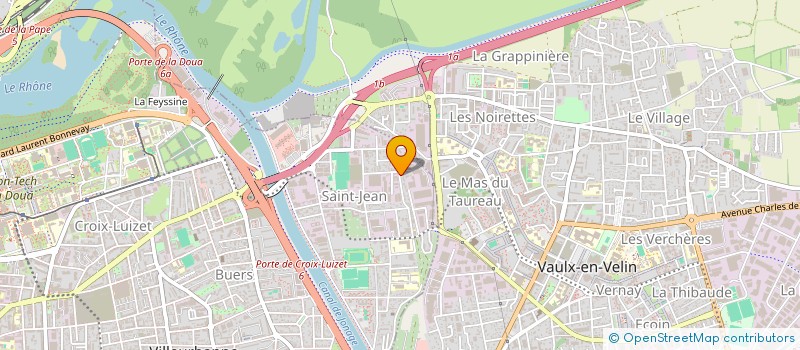 localisation de l'entreprise ENTREPRISE FERLIN SA  VILLEURBANNE