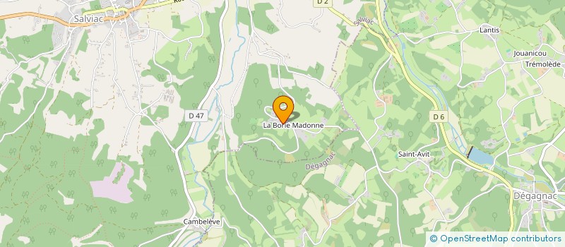 localisation de l'entreprise ENTREPRISE FERREIRA BESSA PATRICK  SALVIAC