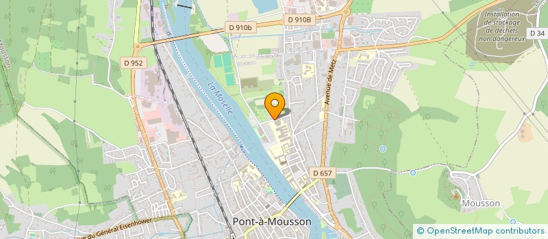 localisation de l'entreprise ENTREPRISE FERRY BATI FERMETURES  PONT-A-MOUSSON