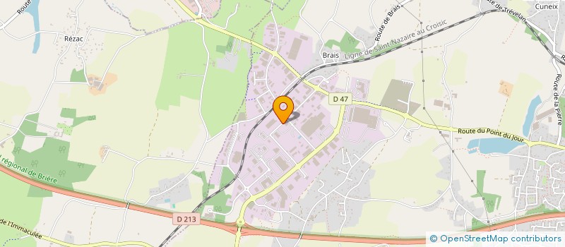 localisation de l'entreprise ENTREPRISE FESTINI à SAINT-NAZAIRE