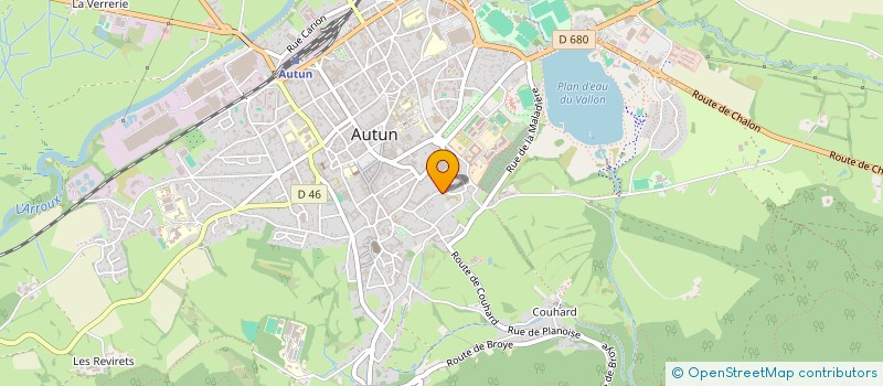 localisation de l'entreprise ENTREPRISE FINANCE à AUTUN