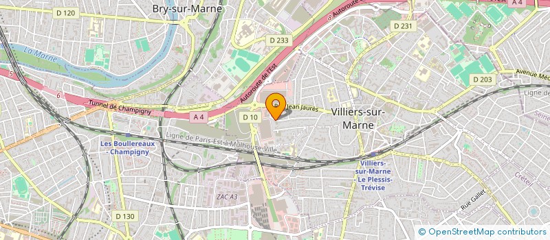 localisation de l'entreprise ENTREPRISE FLAMANT à VILLIERS-SUR-MARNE