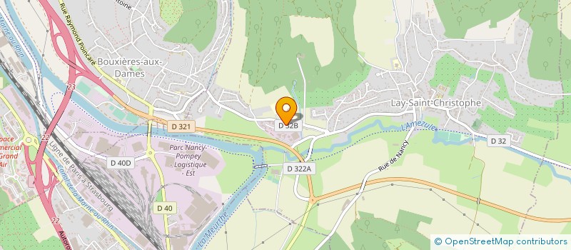 localisation de l'entreprise ENTREPRISE FLEURET SARL à LAY-SAINT-CHRISTOPHE