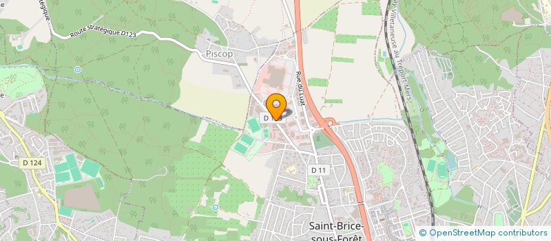 localisation de l'entreprise ENTREPRISE FLORIO SA à SAINT-BRICE-SOUS-FORET