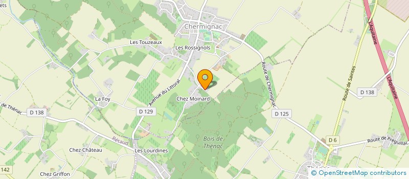 localisation de l'entreprise ENTREPRISE FONCK JEAN MARIE ET FILS à CHERMIGNAC