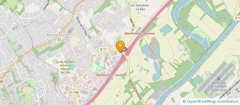 localisation de l'entreprise ENTREPRISE FONTANEL à MONTBONNOT-SAINT-MARTIN