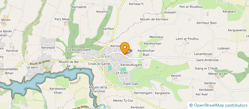 localisation de l'entreprise ENTREPRISE FOREST  PLOURIN