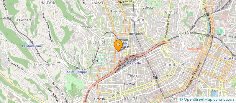 localisation de l'entreprise ENTREPRISE FORTIN  NICE