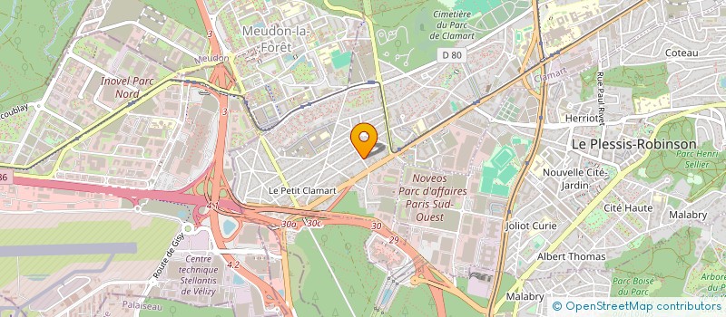 localisation de l'entreprise ENTREPRISE FOSSEY PATRICE à CLAMART