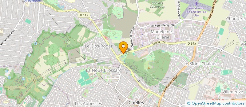 localisation de l'entreprise ENTREPRISE FOUCHARD ET COMPAGNIE à CHELLES