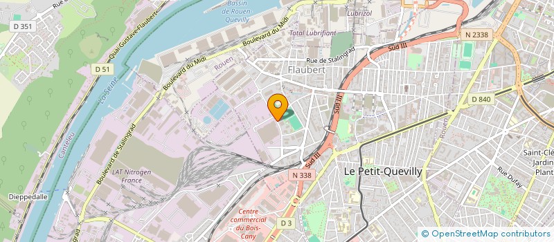 localisation de l'entreprise ENTREPRISE FOUCHE à LE PETIT-QUEVILLY