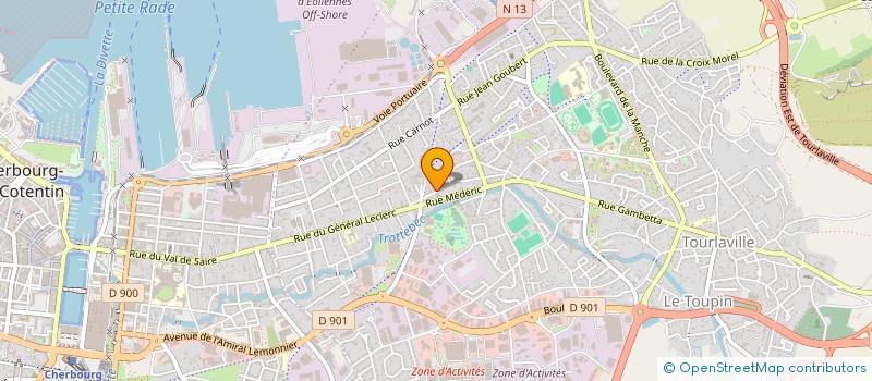 localisation de l'entreprise ENTREPRISE FOUCHER à CHERBOURG-EN-COTENTIN
