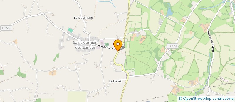 localisation de l'entreprise ENTREPRISE FOUILLEUL à ST QUENTIN LES CHARDONNETS
