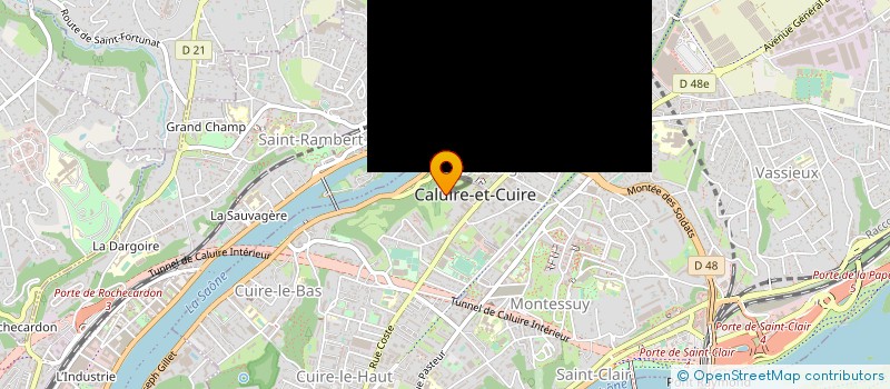 localisation de l'entreprise ENTREPRISE FOURNIER PERE & FILS à CALUIRE-ET-CUIRE