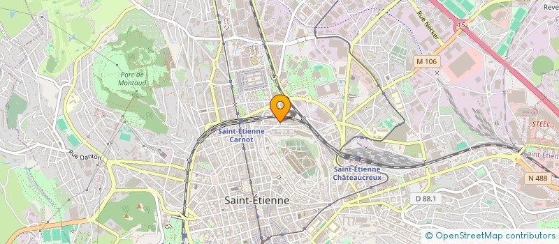 localisation de l'entreprise ENTREPRISE FRACHON à SAINT-ETIENNE