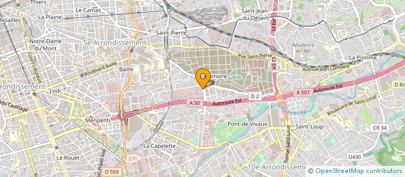 localisation de l'entreprise ENTREPRISE FRANCAISE DE FUNERAIRE à MARSEILLE