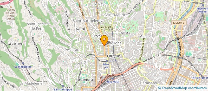 localisation de l'entreprise ENTREPRISE FRANCK  NICE