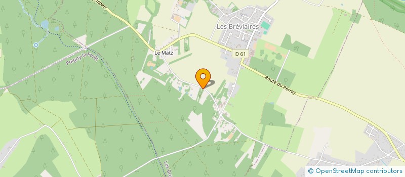 localisation de l'entreprise ENTREPRISE FRANCK MALLET  LES BREVIAIRES