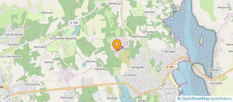 localisation de l'entreprise ENTREPRISE FRANCOIS CAILLOCE  LA TRINITE-SUR-MER