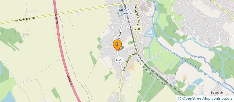 localisation de l'entreprise ENTREPRISE FURON à MEHUN-SUR-YEVRE