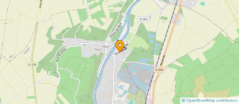 localisation de l'entreprise ENTREPRISE G. CLOUTIER  CHAMPS-SUR-YONNE