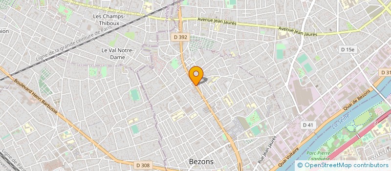 localisation de l'entreprise ENTREPRISE G.G.S  BEZONS