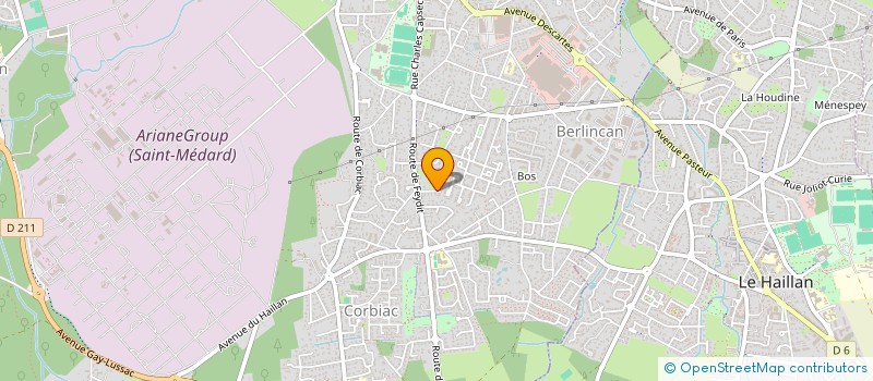 localisation de l'entreprise ENTREPRISE GABRIEL BATIMENT  SAINT-MEDARD-EN-JALLES