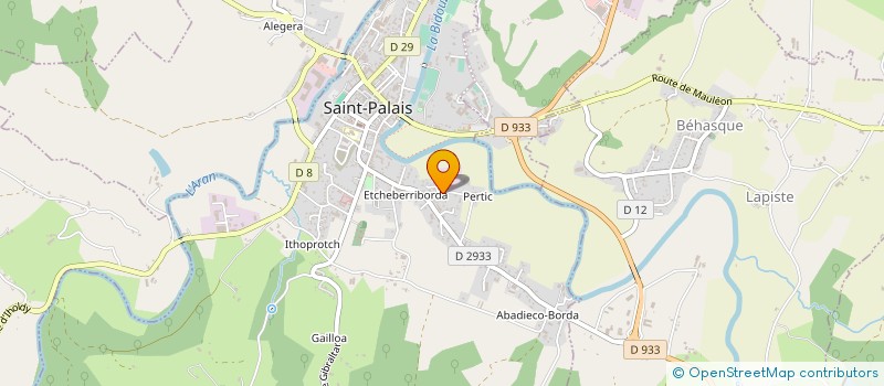 localisation de l'entreprise ENTREPRISE GACHEN à SAINT-PALAIS