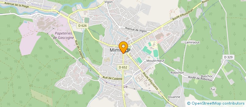 localisation de l'entreprise ENTREPRISE GACHET à MIMIZAN
