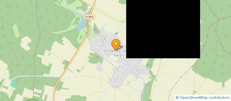 localisation de l'entreprise ENTREPRISE GAGLIARDI  FONTENAY-SAINT-PERE