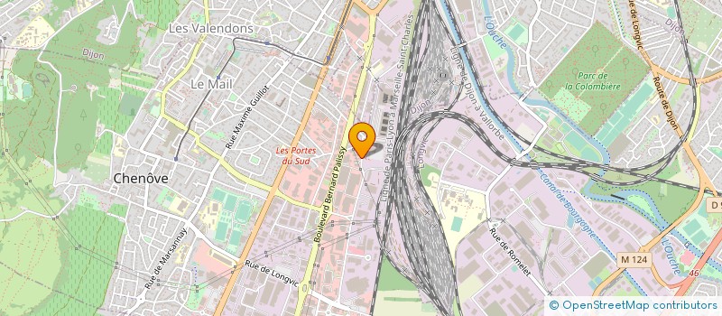 localisation de l'entreprise ENTREPRISE GALAND-CHEVALIER à CHENOVE