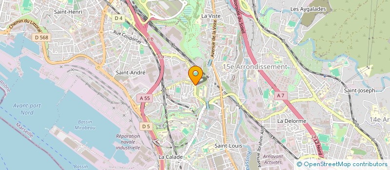 localisation de l'entreprise ENTREPRISE GALLEGO à MARSEILLE