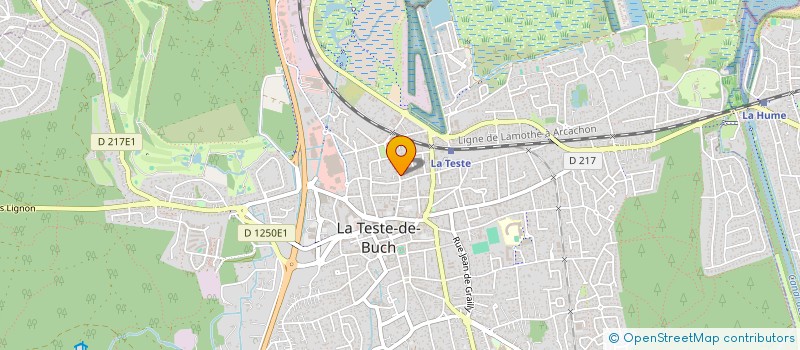 localisation de l'entreprise ENTREPRISE GALLET à LA TESTE-DE-BUCH
