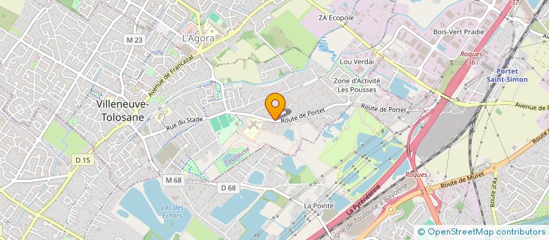 localisation de l'entreprise ENTREPRISE GALLO  CUGNAUX