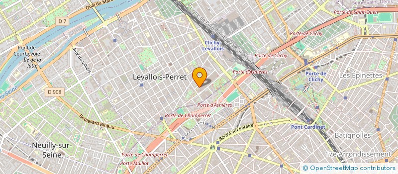 localisation de l'entreprise ENTREPRISE GARCIA à LEVALLOIS-PERRET