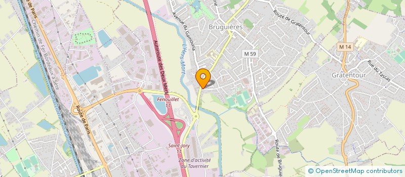 localisation de l'entreprise ENTREPRISE GARCIA HENRI  BRUGUIERES