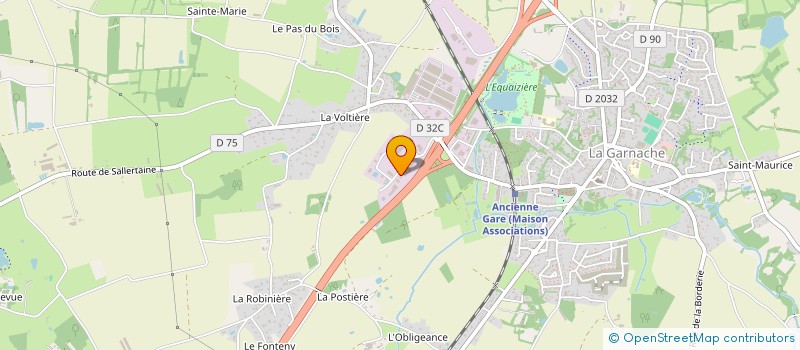 localisation de l'entreprise ENTREPRISE GARNACHOISE DE BATIMENT  LA GARNACHE