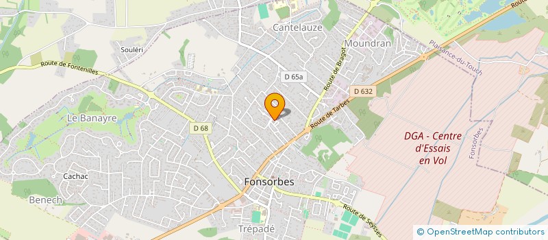 localisation de l'entreprise ENTREPRISE GARONNAISE DE PROPRETE PAR ABREVIATION E.G.P. à FONSORBES