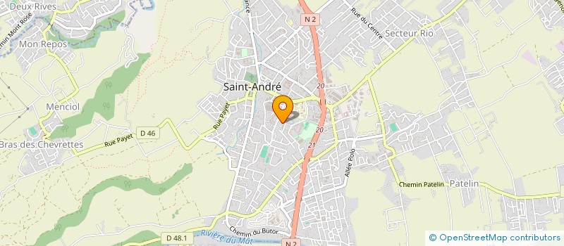 localisation de l'entreprise ENTREPRISE GASPARD à SAINT-ANDRE