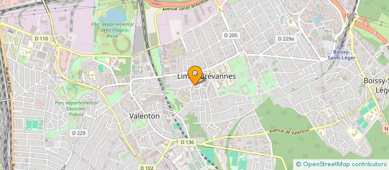 localisation de l'entreprise ENTREPRISE GATTEFOSSE à LIMEIL-BREVANNES