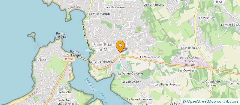 localisation de l'entreprise ENTREPRISE GAUDEN FRANCIS  SAINT-BRIAC-SUR-MER