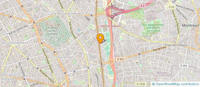 localisation de l'entreprise ENTREPRISE GAUTHIER  PARIS