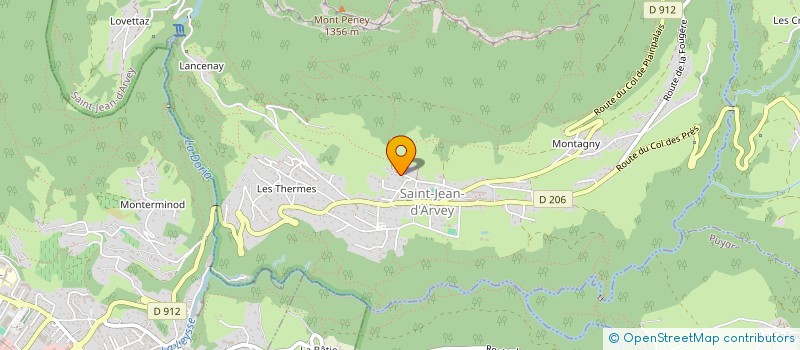 localisation de l'entreprise ENTREPRISE GAVILLET  SAINT-JEAN-D'ARVEY