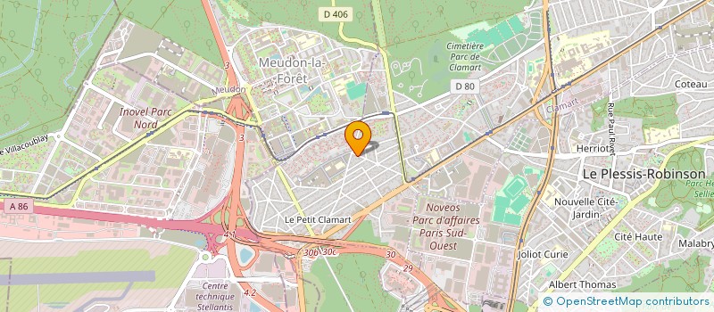 localisation de l'entreprise ENTREPRISE GEN CLOISONNEMENT ISOLATION à CLAMART